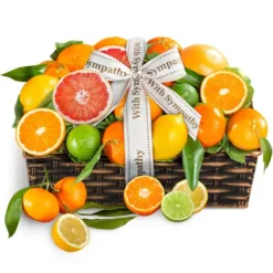 A Gift Inside Sympathy Sweet Sunshine Citrus Fruit Gift Basket